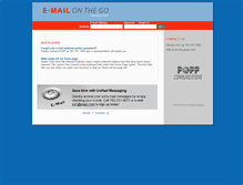 Tablet Screenshot of mail.popp.net
